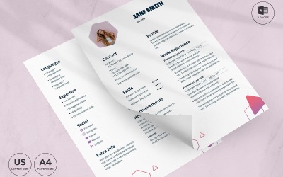 Prémium Pet Care Worker CV Resume Template Önéletrajz sablon 160025