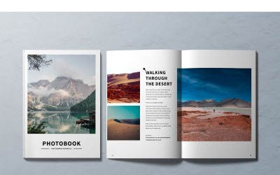 Portfolio fotografico 1 Viaggio - Modello di identità aziendale