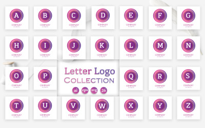 Bästa logotyp mall för brevdesamlingssamling