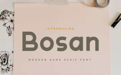 Bosan-lettertype