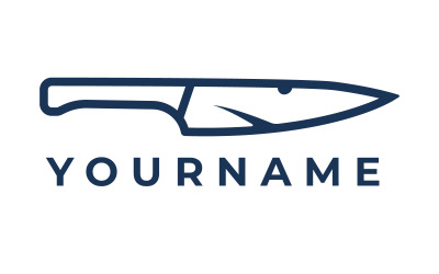Knife Shark Logo Template