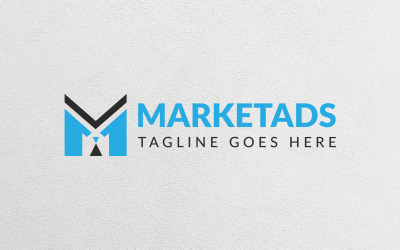 Modèle de logo de publicité marketing