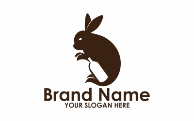 Rabbit Wine Logo Template