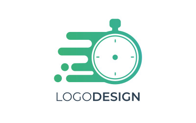 Cestování v čase Logo šablona