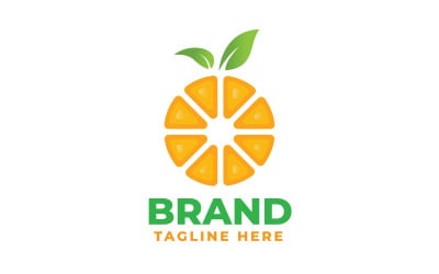 Limonlu İçecek Logo Şablonu