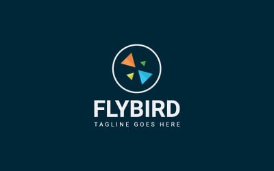 Modelo de logotipo Flybird Você pode usar este logotipo para muitos tipos de negócios ou uso pessoal