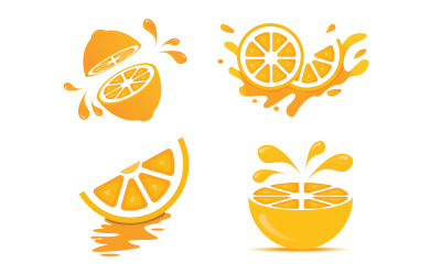 Multipurpose Fresh Lemon Logo Template