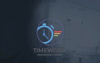 Time Work Logo Template
