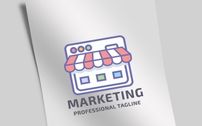 La plantilla del logotipo del mercado