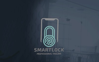 Smart Lock Logo Template