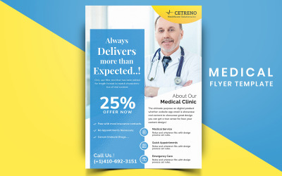 Knarren - Medical Flyer Design - Corporate Identity Vorlage