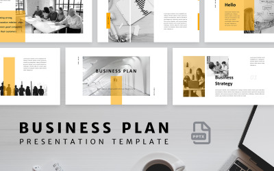 Бизнес-план шаблон PowerPoint