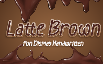 Latte Brown typsnitt