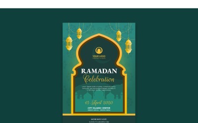 Poszter Ramadhan ünnepe - vektor kép