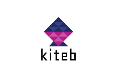 Plantilla de logotipo de Kiteb