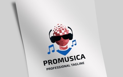 Professionelle Musik-Logo-Vorlage