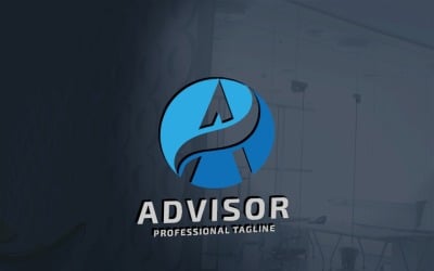 Advisor Letter Eine Logo-Vorlage