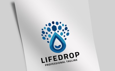 Life Drop Logo Template