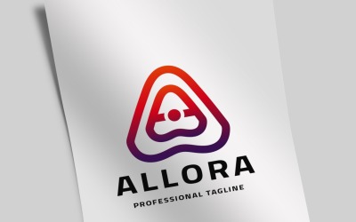Simple A Letter Logo Template