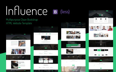 Influence - Multipurpose Clean Bootstrap HTML Website Template