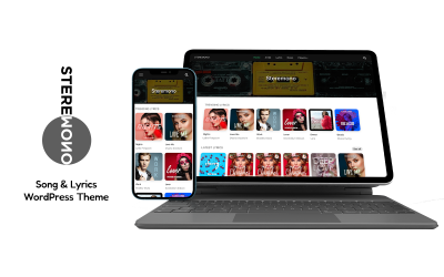 Steremono - Songtexte WordPress Music Theme