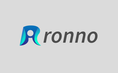 Písmeno R Logo šablona