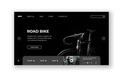 Hero 52 Bike UI Elemente