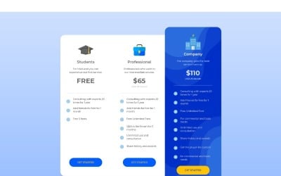 PT 31 Pricing Service UI Elements