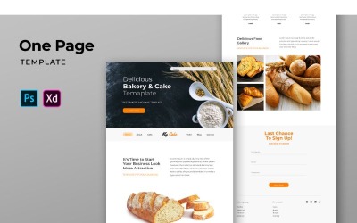 Элементы пользовательского интерфейса OP 1 Bakery &amp;amp; Care