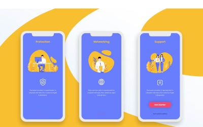 Элементы пользовательского интерфейса сетевой службы OB 12