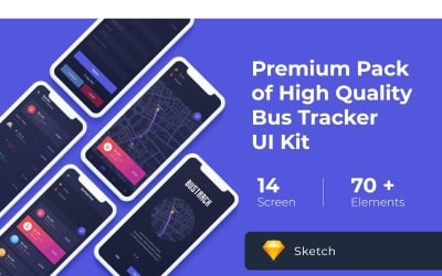 Mobile UI Bus Tracker