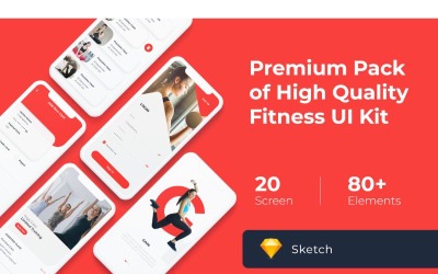Mobilní uživatelské rozhraní Fitness