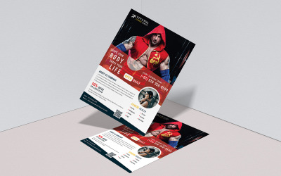 Dolloby - Gym and Fitness Flyer Design - Corporate Identity Template