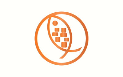 Fischernetz Logo Vorlage