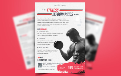 Harleigh - Gym and Fitness Flyer Design - Corporate Identity Template