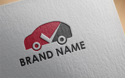 Modello di logo per il controllo dell&amp;#39;auto