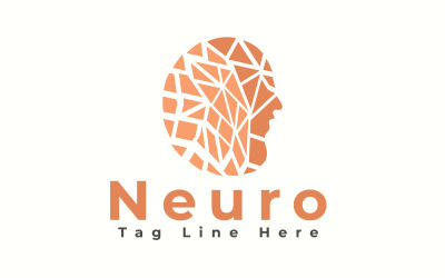 Plantilla de logotipo de Neuro