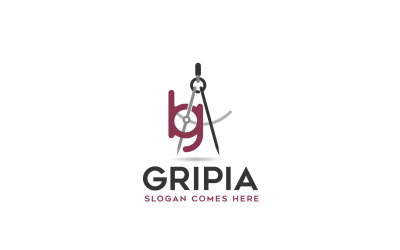 Plantilla de logotipo GRIPIA