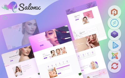 Responsivt SalonX - Spa & Salon Joomla Template Joomla-mall #161905