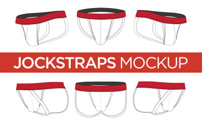 Jockstrap - Vector   Template product mockup