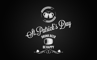Patrick Day Beer Label Design. - Corporate Identity Template