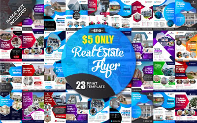 Real Estate Flyer Template Collection - Corporate Identity Template