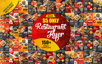 Restaurant Flyer   Collection - Corporate Identity Template