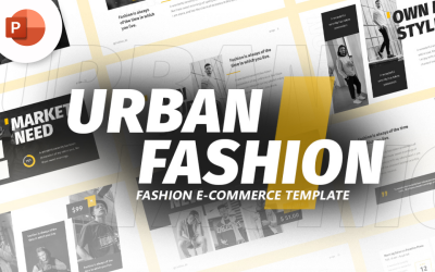 Szablon programu PowerPoint Urban Fashion