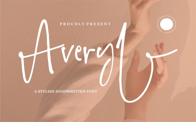 Averyl | Een stijlvol handgeschreven lettertype