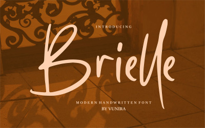 Brielle | Moderní ručně psané písmo