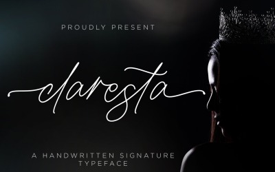 Claresta - Carattere firmato a mano