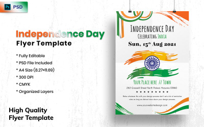 Croa - Indian Independence Day Flyer - Corporate Identity Template