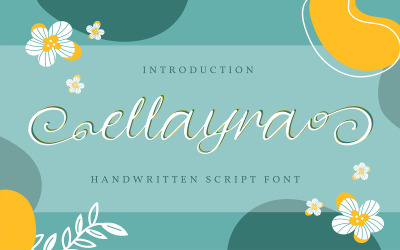 Ellayra | Handgeschreven cursief lettertype