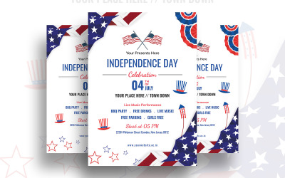 Grainy - Independence Day Flyer Design - Corporate Identity Template